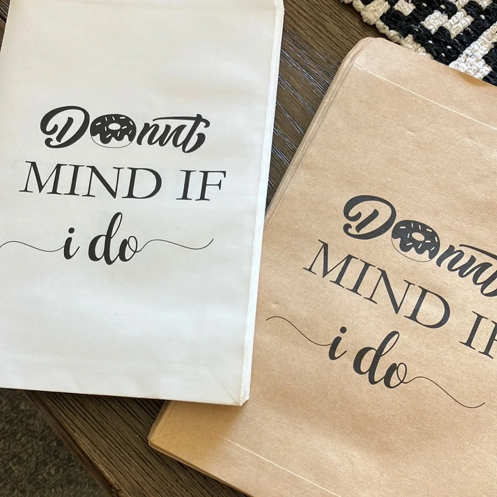 NIB 50-PK Donut Mind If I do Treat bags